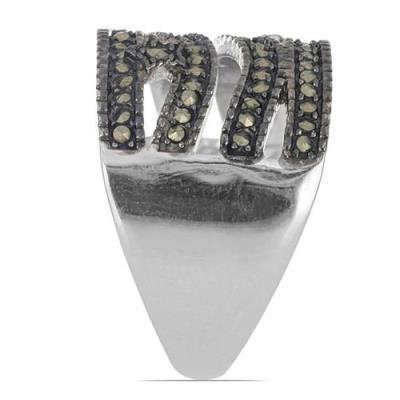 BUY NATURAL AUSTRIAN MARCASITE GEMSTONE RING IN 925 SILVER  